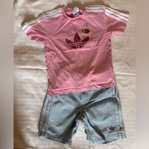 Minecraft + Adidas collab outfit